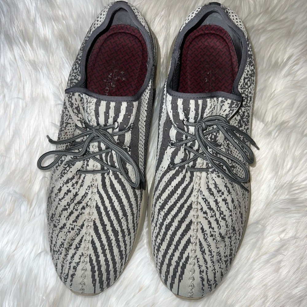 Mark Nason Sport Knit Men’s gray lace Up athletic shoe size 15